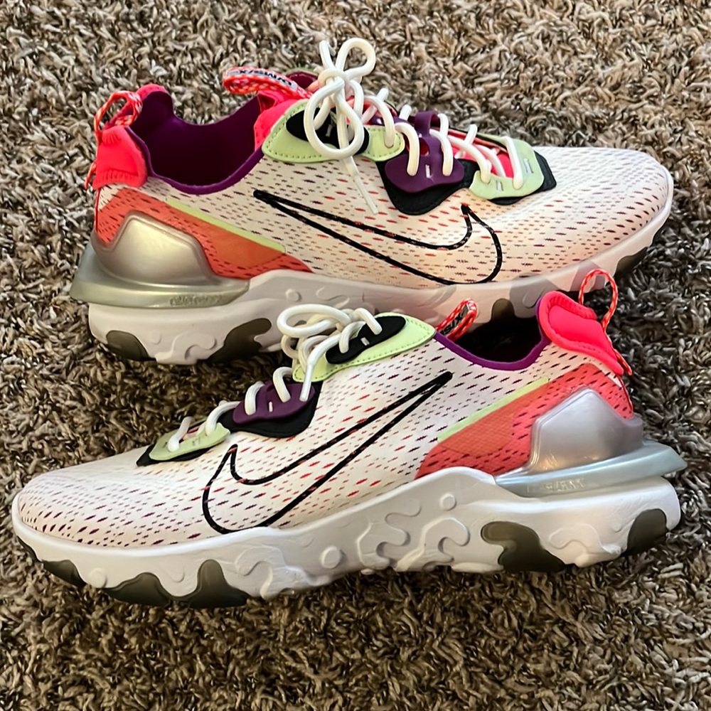 Nike React Vision - Size 11.5 - White, Barely Volt Pink